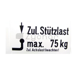 Tabliczka - dopuszczalne obciążenie - 14270237-347739596