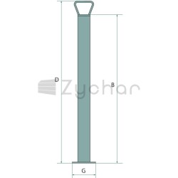 Stopka podporowa 600 mm - 14270292-347748652