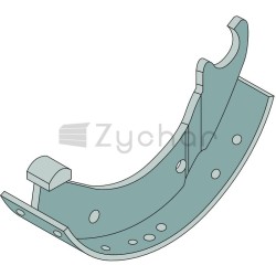 Szczeka hamulcowa FL3008 - 15805.090.11.24.0-347749007