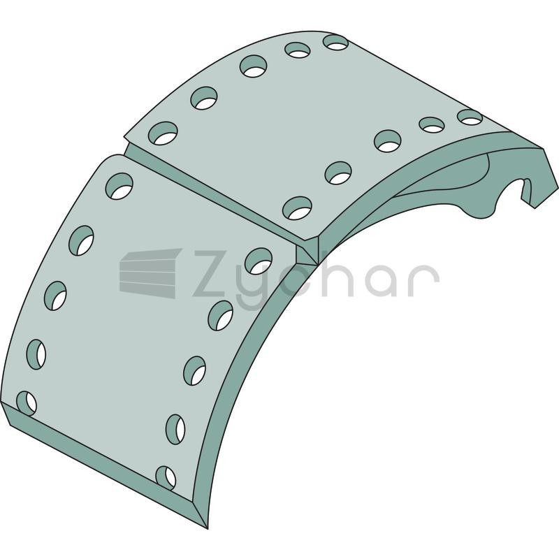 Szczęki hamulcowe - zestaw - 15805.091.46.36.0-347739813