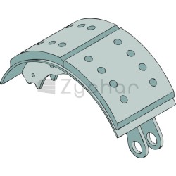Szczęka hamulcowa - 1783 055 0122 00-347738203