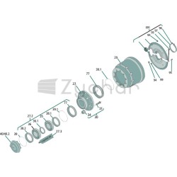 Zestaw naprawczy łożyska koła - 1783 434 3021 00-347741221