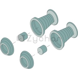 Docisk - zestaw naprawczy - 1783 434 3814 00-347741299