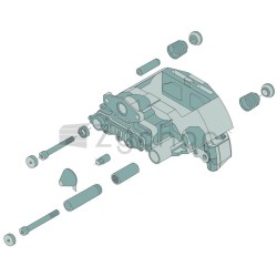 Zestaw prowadnic / uszczelek - 1783 434 3820 00-347741301