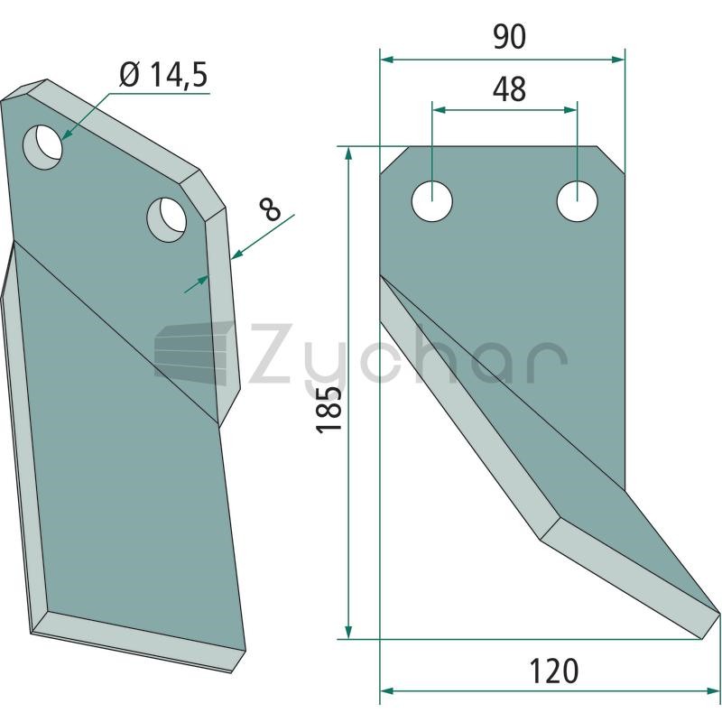 Nóż rotacyjny - 18060 G3596110-347694070