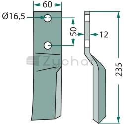 Nóż rotacyjny - 180HOW-37L-347694135