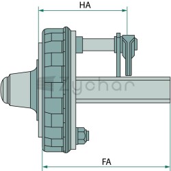 Bremsachsstummel GS-ST 7006 - 18521068-347732848