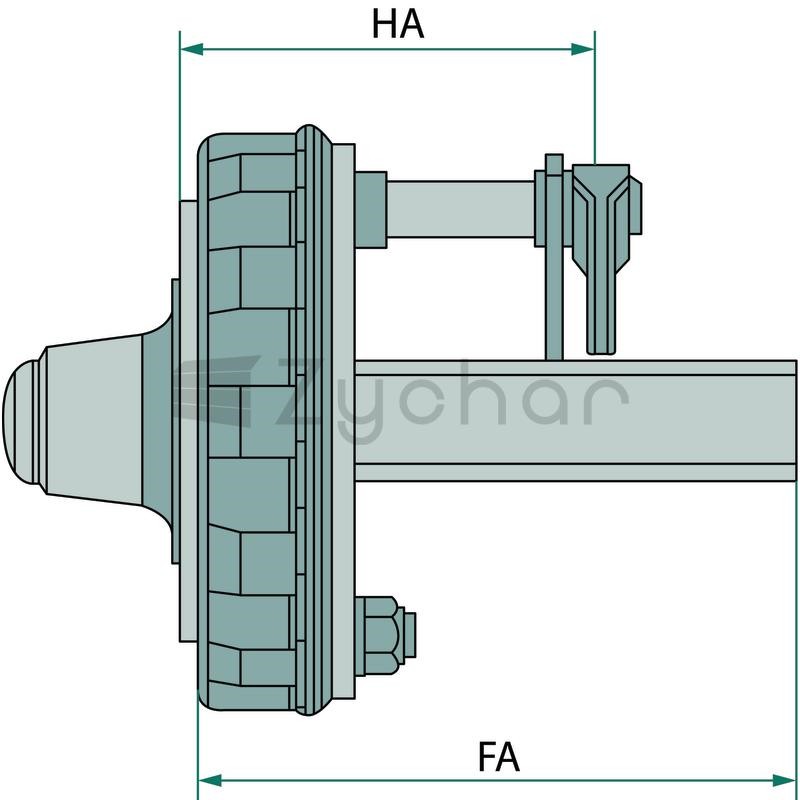 Bremsachsstummel GS-ST 7006 - 18521068-347732848