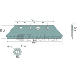 Lemiesz dziobowy 14” - 18524007-347692023