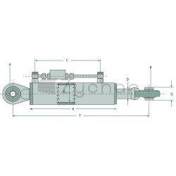 Łącznik górny hydrauliczny - 20000058-347729671