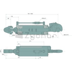 Łącznik górny hydrauliczny - 20006047-347730019