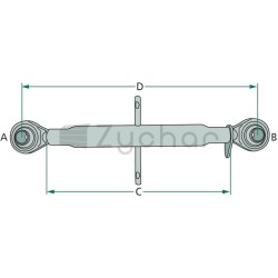 Łącznik górny mechaniczny - 20011790-347730754