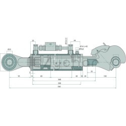 Łącznik górny hydrauliczny - 20018205-347730046
