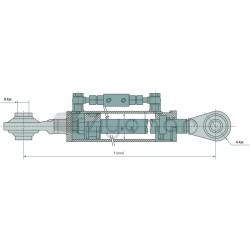 Łącznik górny hydrauliczny - 20028004-347718852