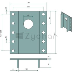 Płytka do przyśrubowania - 218JS E020.003-347732646
