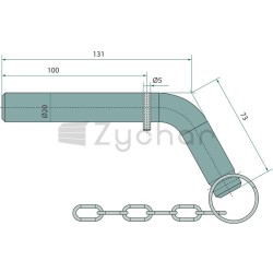 Steckbolzen O20 x 100 - 2201000728Z-347732836