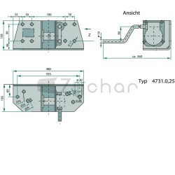 Uchwyt koła zapasowego typ 4731 - 220210970-347739466