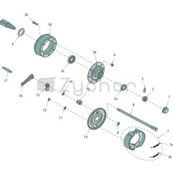 Wałek hamulca - 220301F531-347746699