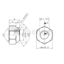 Nakrętka koła - 220312F003-347748846
