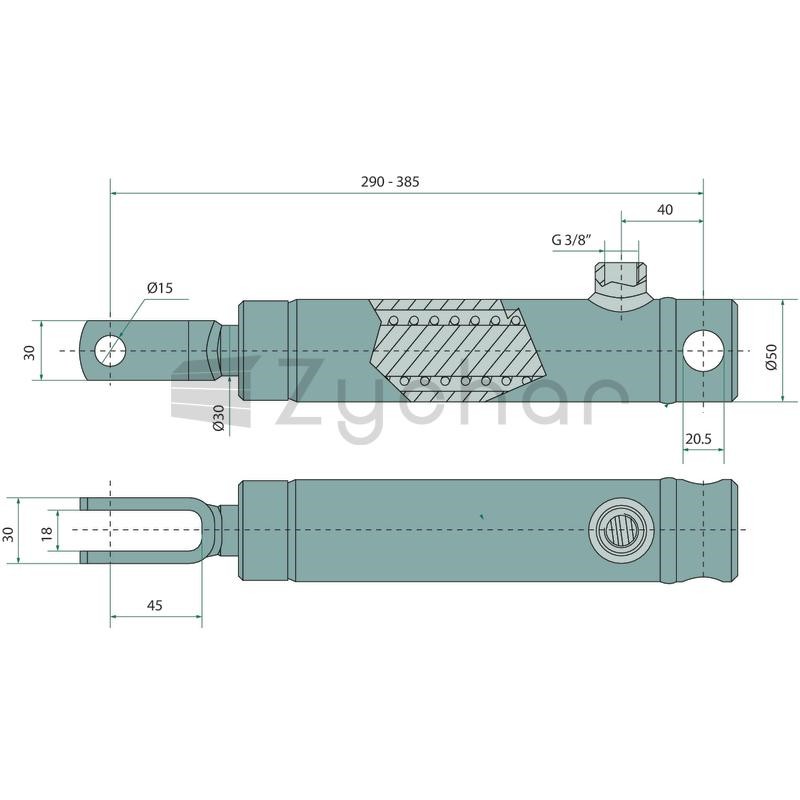 Siłownik hamulcowy - 220356A020-347746564
