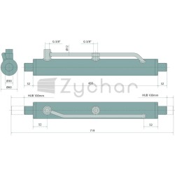 Siłownik blokady - 220356A027-347746688
