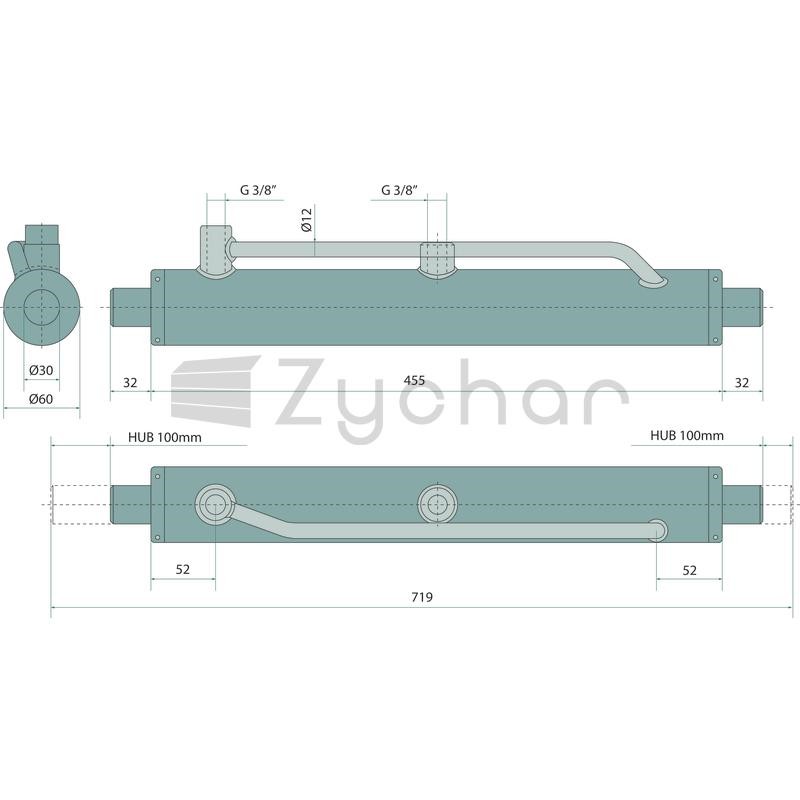 Siłownik blokady - 220356A027-347746688