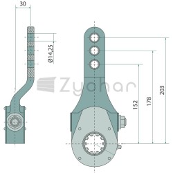 GESTAENGESTELLER LINKS GEKROPFT 30M - 2207622601-347735608