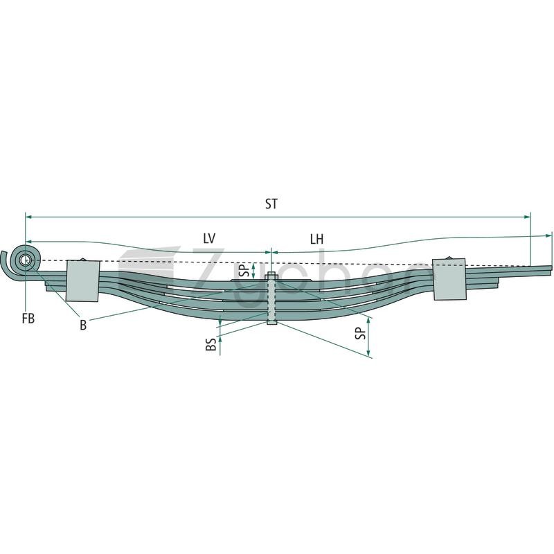 Resor paraboliczny - 22079-06-07-00 F-347737352