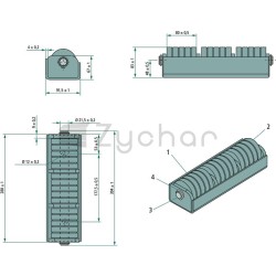 Odbojnik ramy - 220890019-347740578