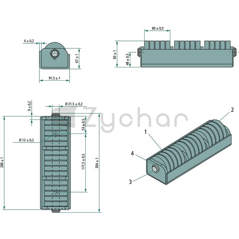 Odbojnik ramy - 220890019-347740578