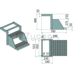 Schodek składany - 22099542-347740768