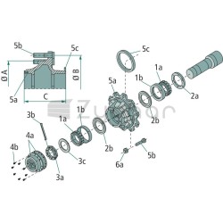 Zestaw łożysk - 2209RCZL-347732698