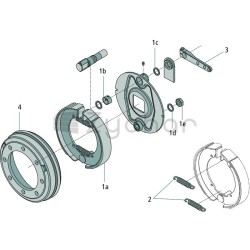 Zestaw szczęk hamulcowych - 2209RE0016-347748948