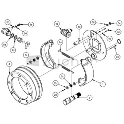 Zestaw szczęk hamulcowych - 2209RE0052-347748998