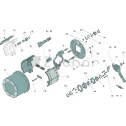 Zestaw szczęk hamulcowych - 2209RE0076-347749002