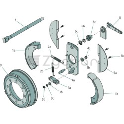 Zestaw szczęk hamulcowych - 2209RE0088-347748244