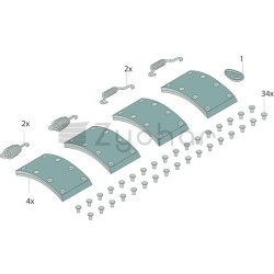 Zestaw okładzin hamulcowych - 2209RH0034-347748330