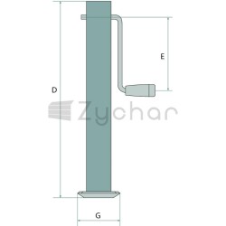 Stopka podporowa - 220DG600W-347732779