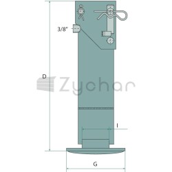 Stopka podporowa hydrauliczna - 220DH713-347732896