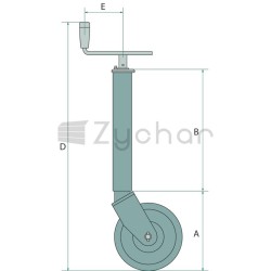 Koło podporowe <br> - 220FO260-347732797