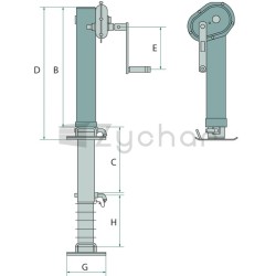 Stopka podporowa - 220KRA750-347737740