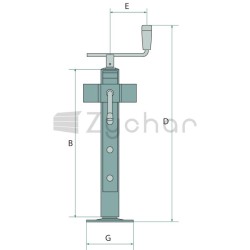 Stopka podporowa - 220PE600-347733142