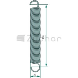 Sprężyna naciągowa - 220QV70/F-347741212