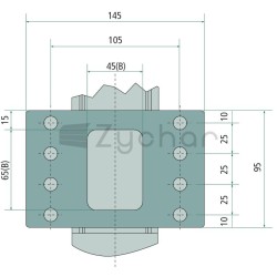 Koło podporowe składane - 220S124Z/4-347735970