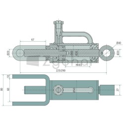 Hydraulikzylinder E- 40- 65- 225 - 35790506-347686710