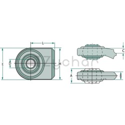 Głowica przegubu kulowego - 395306332-347721501