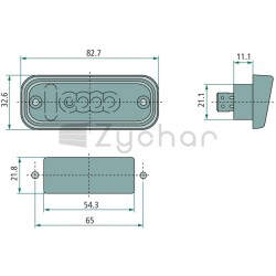 Lampa oświetlenia tablicy rejestracyjnej - 4552KA 010278311-347744019