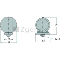 Lampa obrysowa - 4552TJ 001633211-347744361