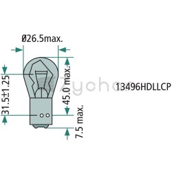 Żarówka kulista PY21W - 47712V21WKG-347744551