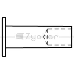 DIN 7338 Nity miedziane B4x8 - 4857338B 04X08-347733765